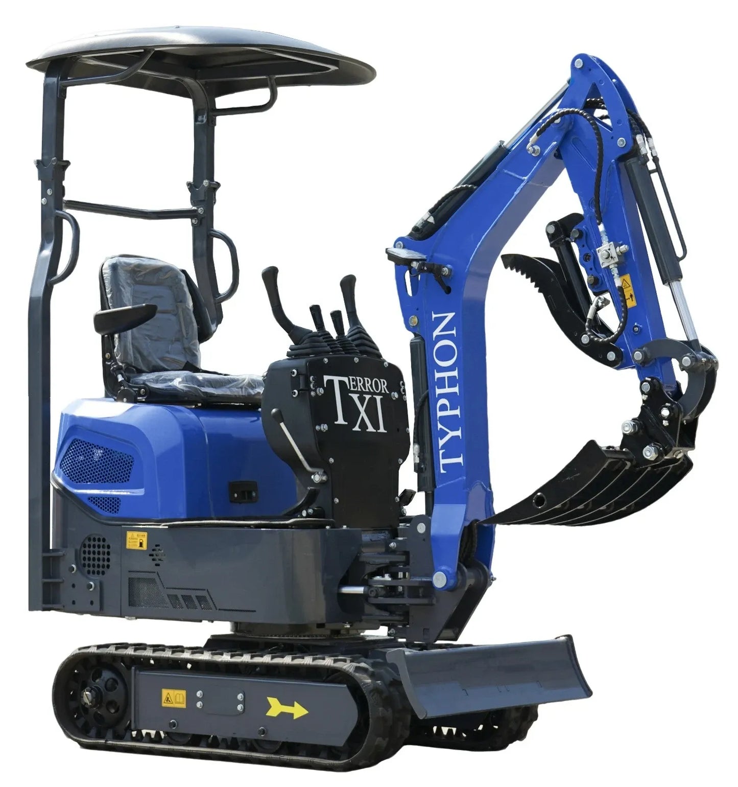TERROR XI Mini Excavator Digger 13.5hp Gas B&S EPA Engine with 13 Attachments