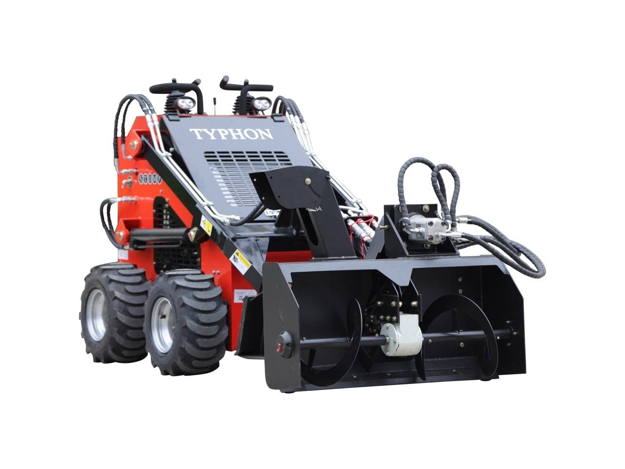 TYPHON Skid Steer Loader Snow Blower Attachment USA
