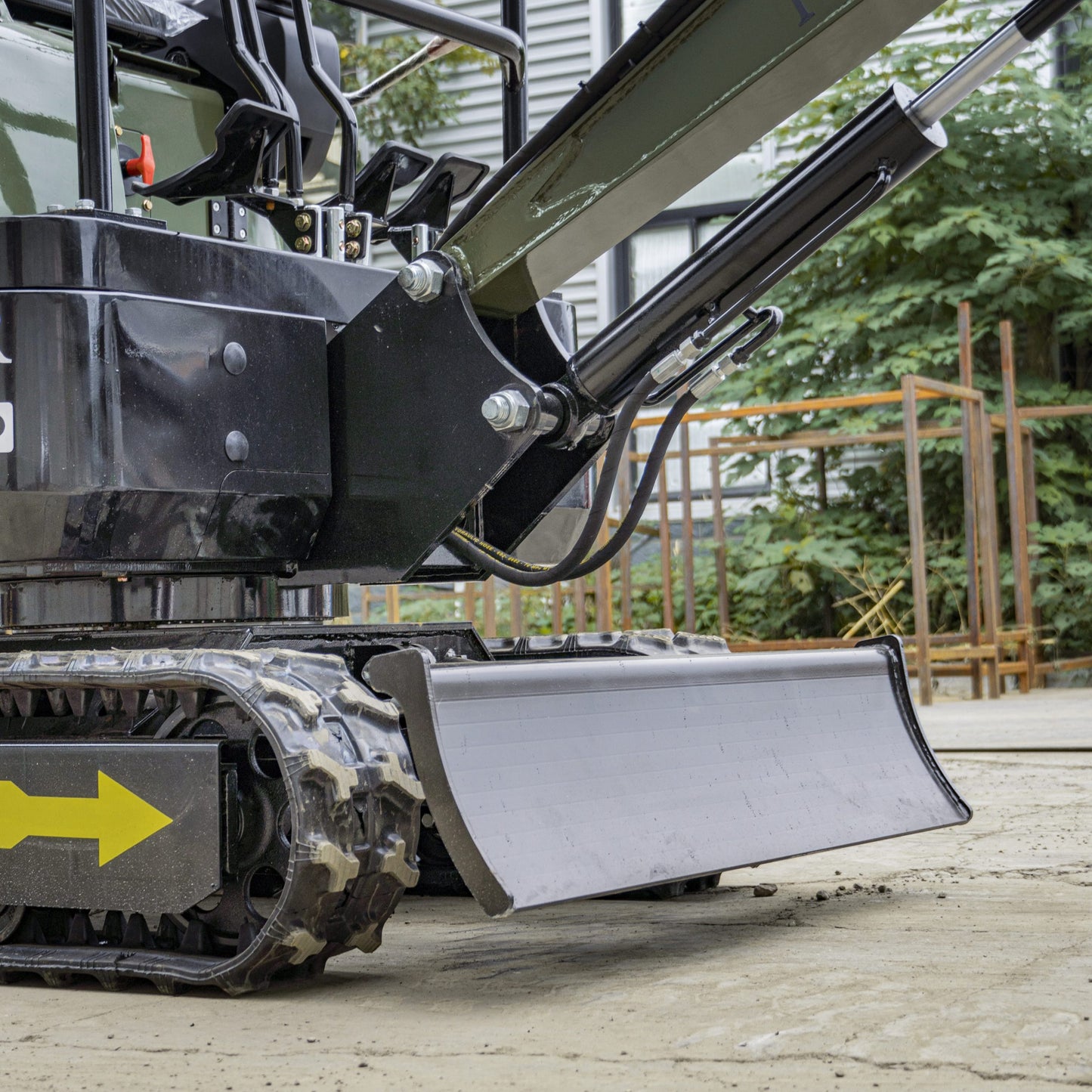 TYPHON TERROR XIII PRO STORM Mini Excavator – 1.3 Ton Trench Digger with Canopy, Hydraulic Thumb Clip, 22.1hp Honda Engine USA