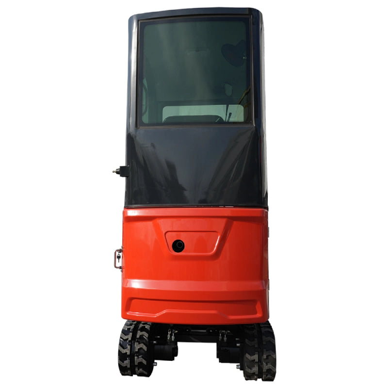 Mini Excavator with Pilot Controls & Cab | 13.5 hp B&S Engine | HUAYEE HY12F