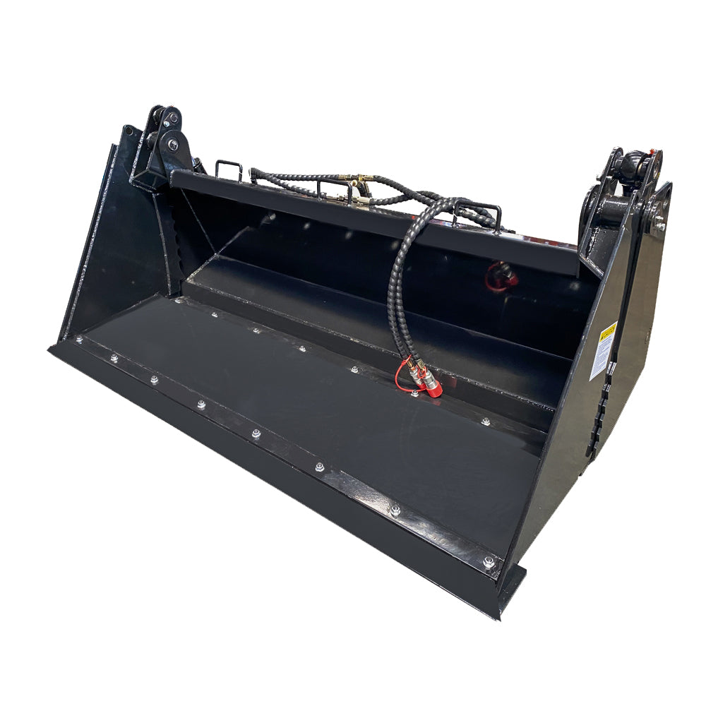 75'' Skid Steer 4-in-1 Bucket Snow Plow | AGT-4IN1BCT