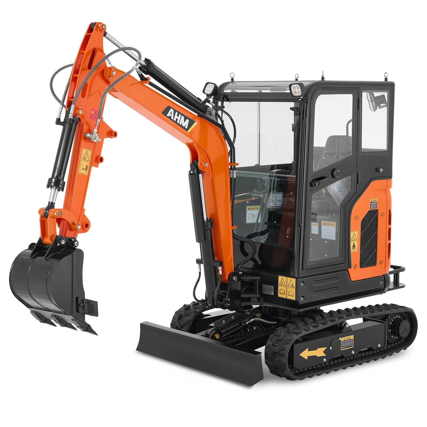 AY-25J | 25 HP Perkins Diesel Engine 2.5 Ton Mini Excavator with Swing Boom & Adjustable Speed