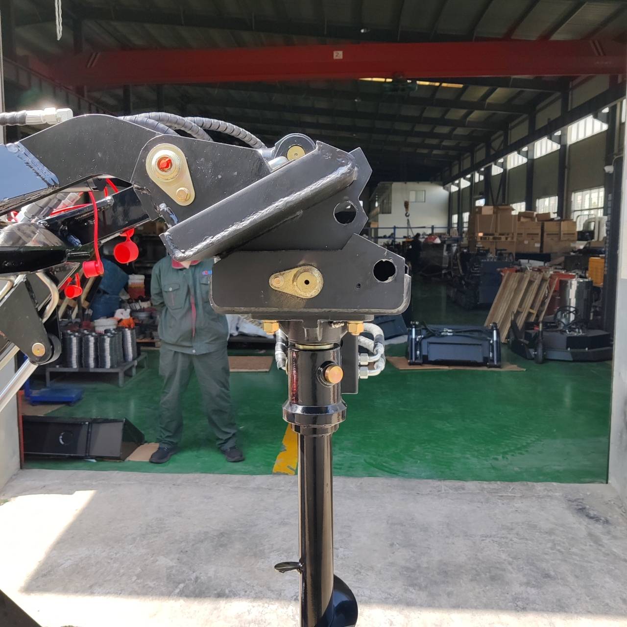 Skid Steer Loader Earth Auger Attachment