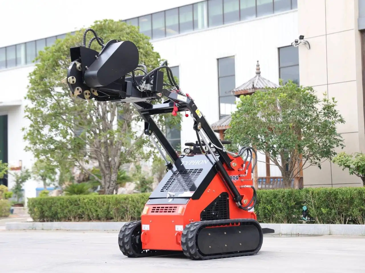 Skid Steer Loader Stump Grinder Attachment USA