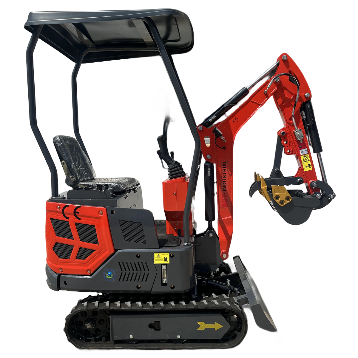 AGT-DJ14 1-Ton 13.5 HP Gasoline Mini Excavator With B&S Engine
