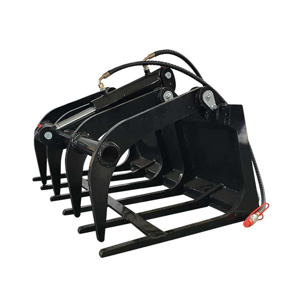 39" Hydrualic Grapple Mini Skid Steer Wood Grabber |AGT-M-HGB