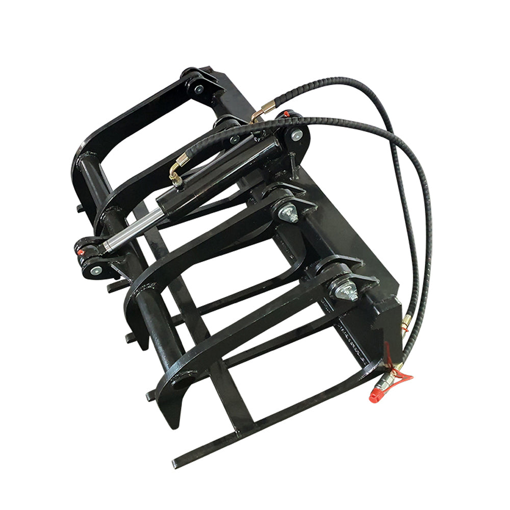 39" Hydrualic Grapple Mini Skid Steer Wood Grabber |AGT-M-HGB