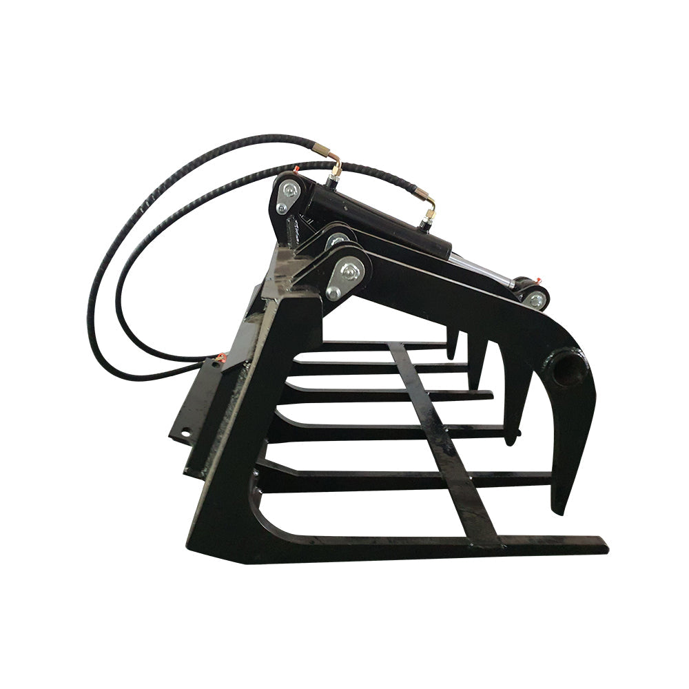 39" Hydrualic Grapple Mini Skid Steer Wood Grabber |AGT-M-HGB