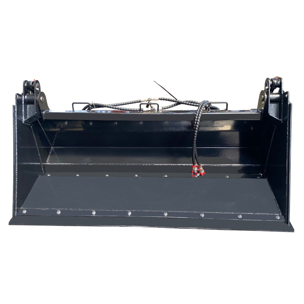 75'' Skid Steer 4-in-1 Bucket Snow Plow | AGT-4IN1BCT