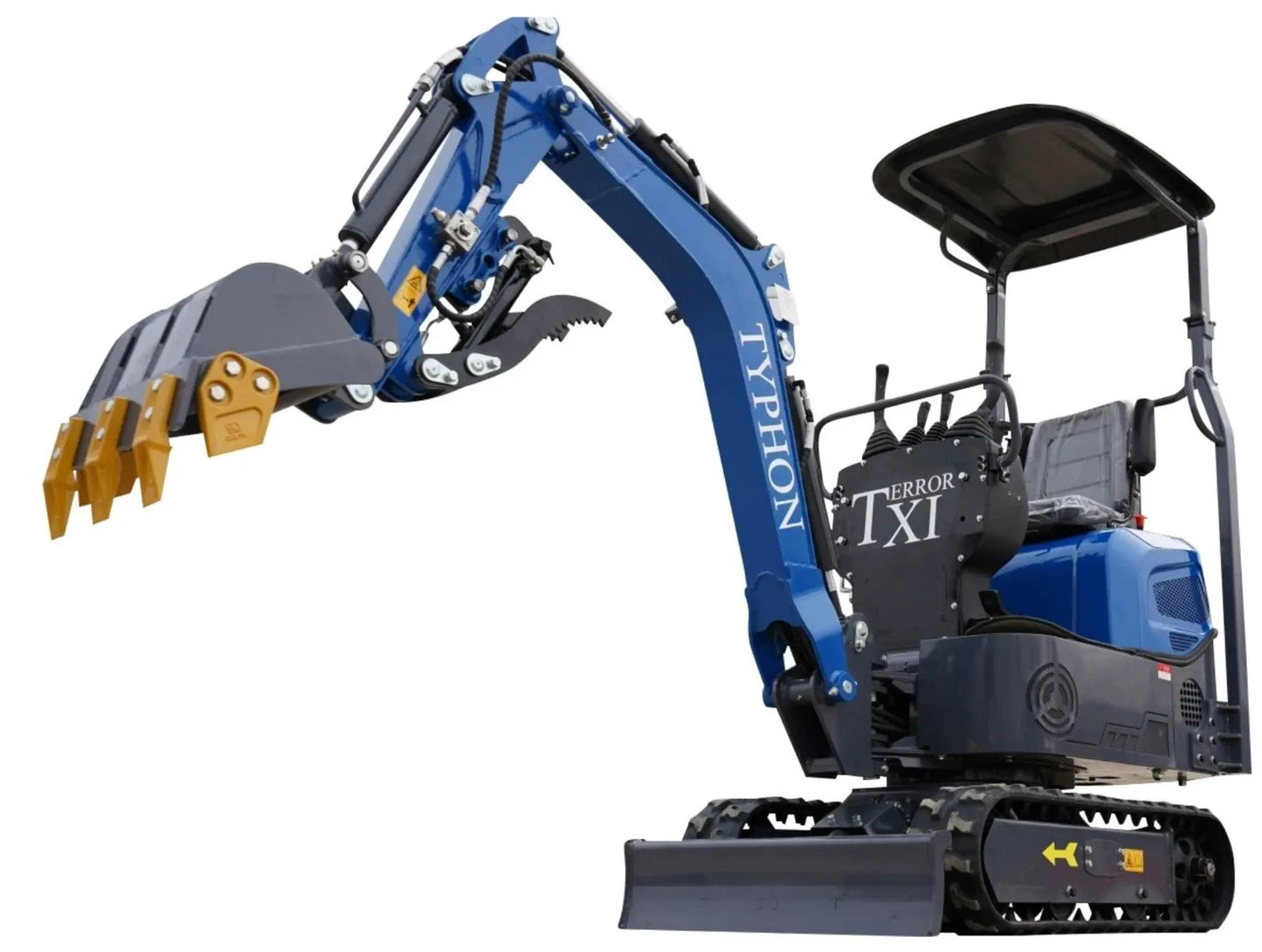 TERROR XI Mini Excavator Digger 13.5hp Gas B&S EPA Engine with 13 Attachments