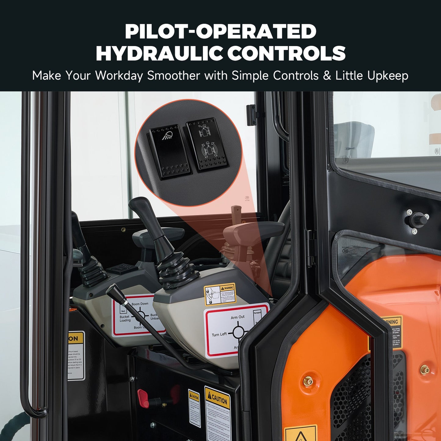 AY-25J | 25 HP Perkins Diesel Engine 2.5 Ton Mini Excavator with Swing Boom & Adjustable Speed