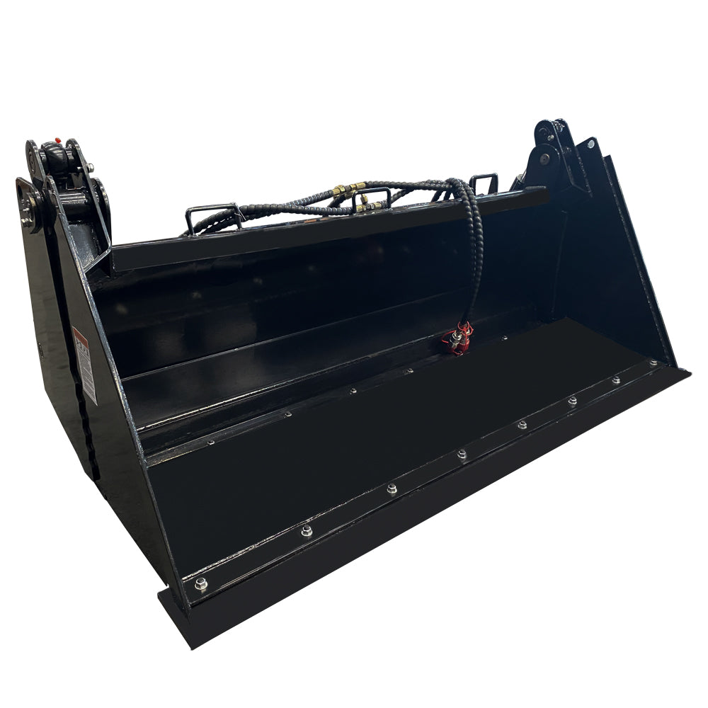 75'' Skid Steer 4-in-1 Bucket Snow Plow | AGT-4IN1BCT
