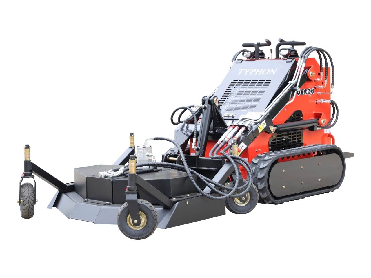 Skid Steer Loader Lawn Mower Attachment USA