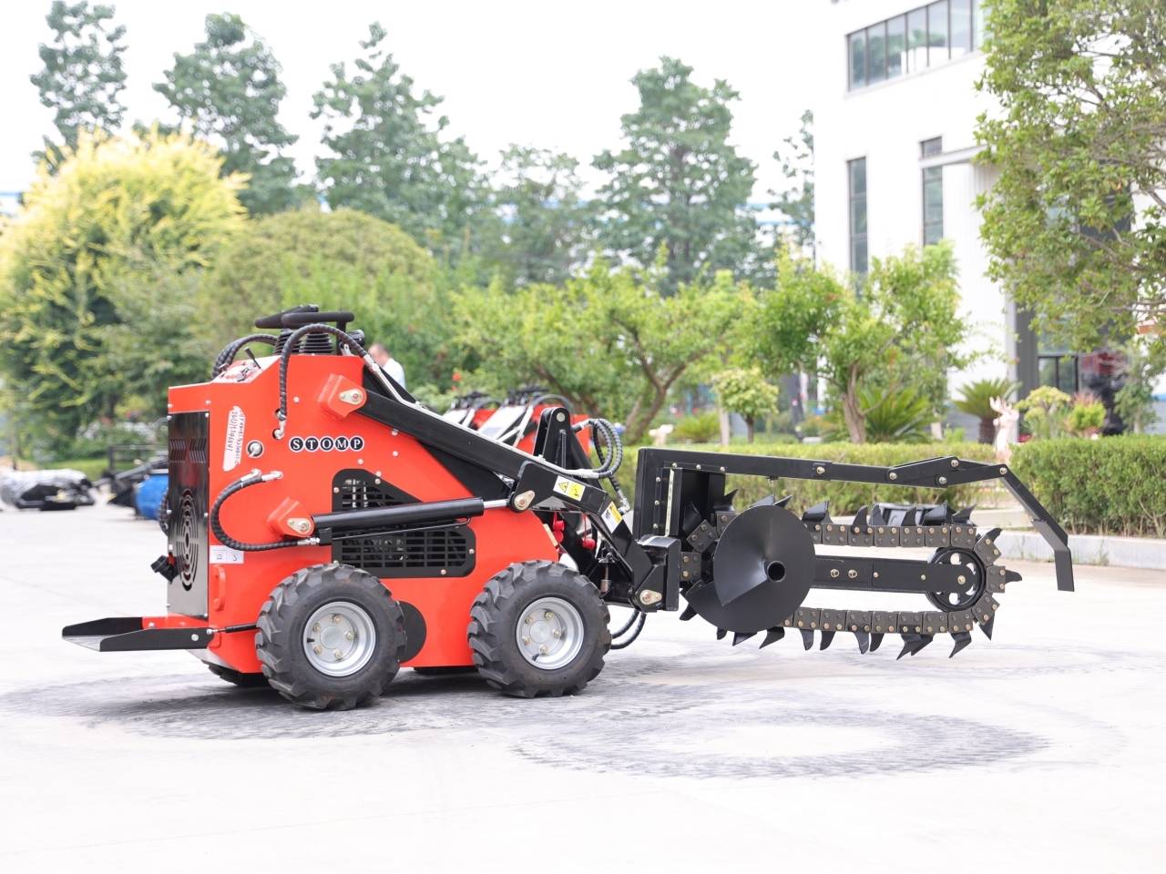 TYPHON Skid Steer Loader Trencher Attachment USA