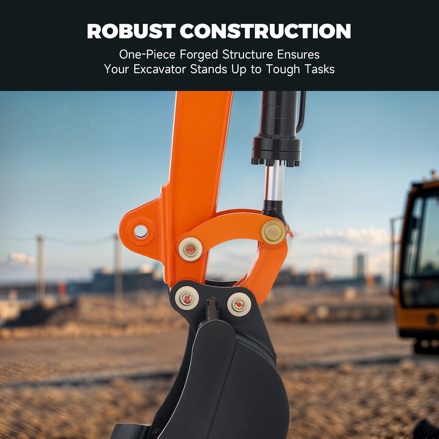 AY-25 | 25 HP Perkins Diesel Engine 2.5 Ton Mini Excavator with Swing Boom & Adjustable Speed
