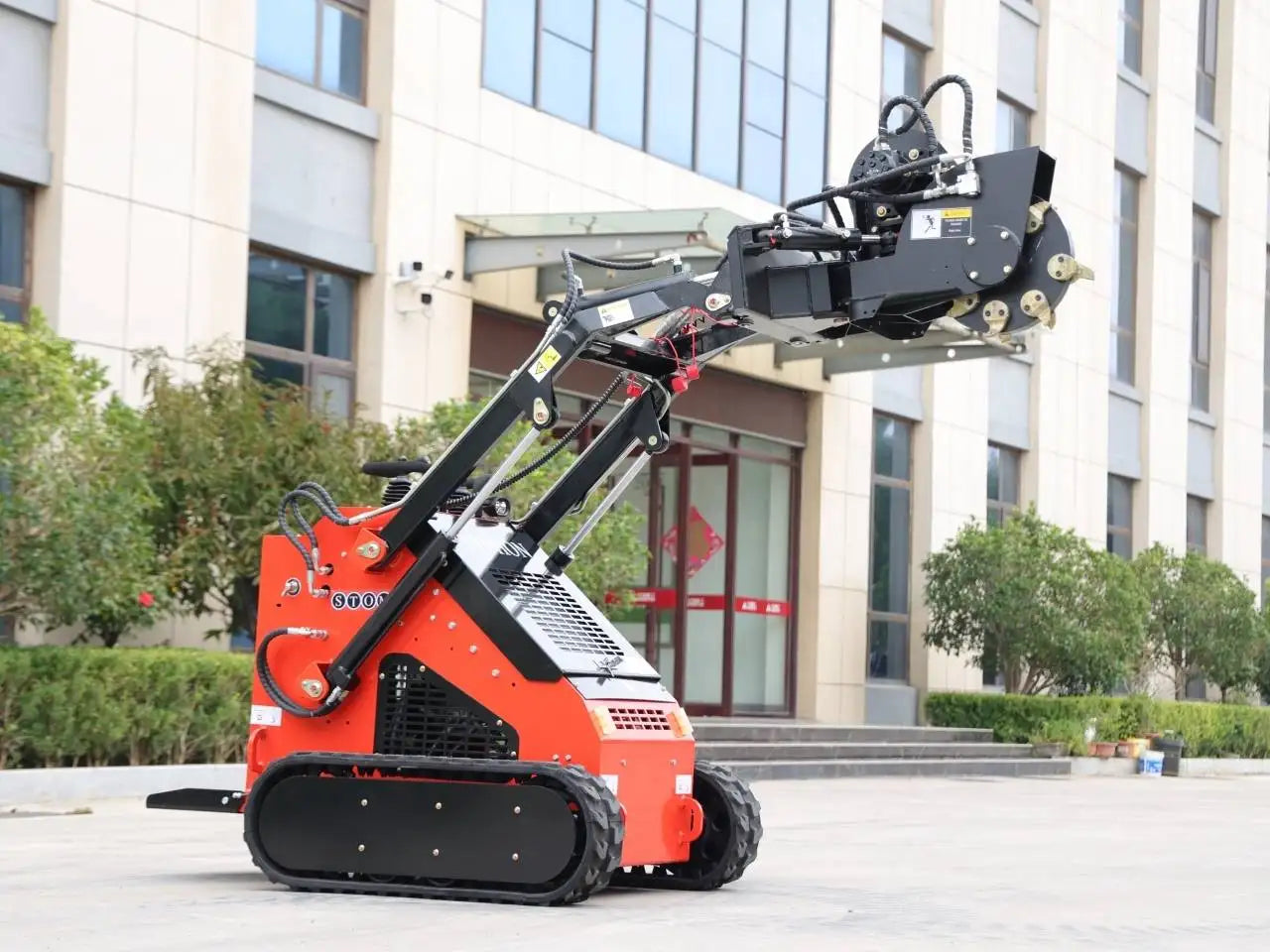 Skid Steer Loader Stump Grinder Attachment USA