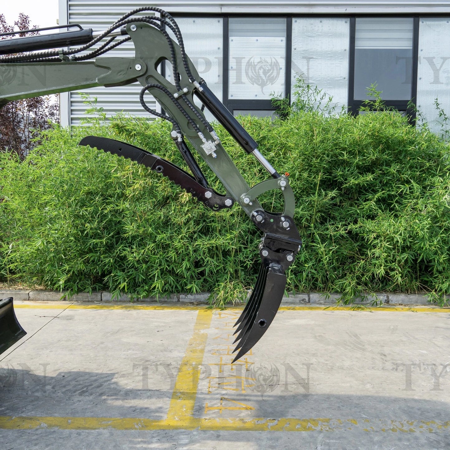Mini Excavator Rake Compact Attachment General for 2-3 ton Small Digger