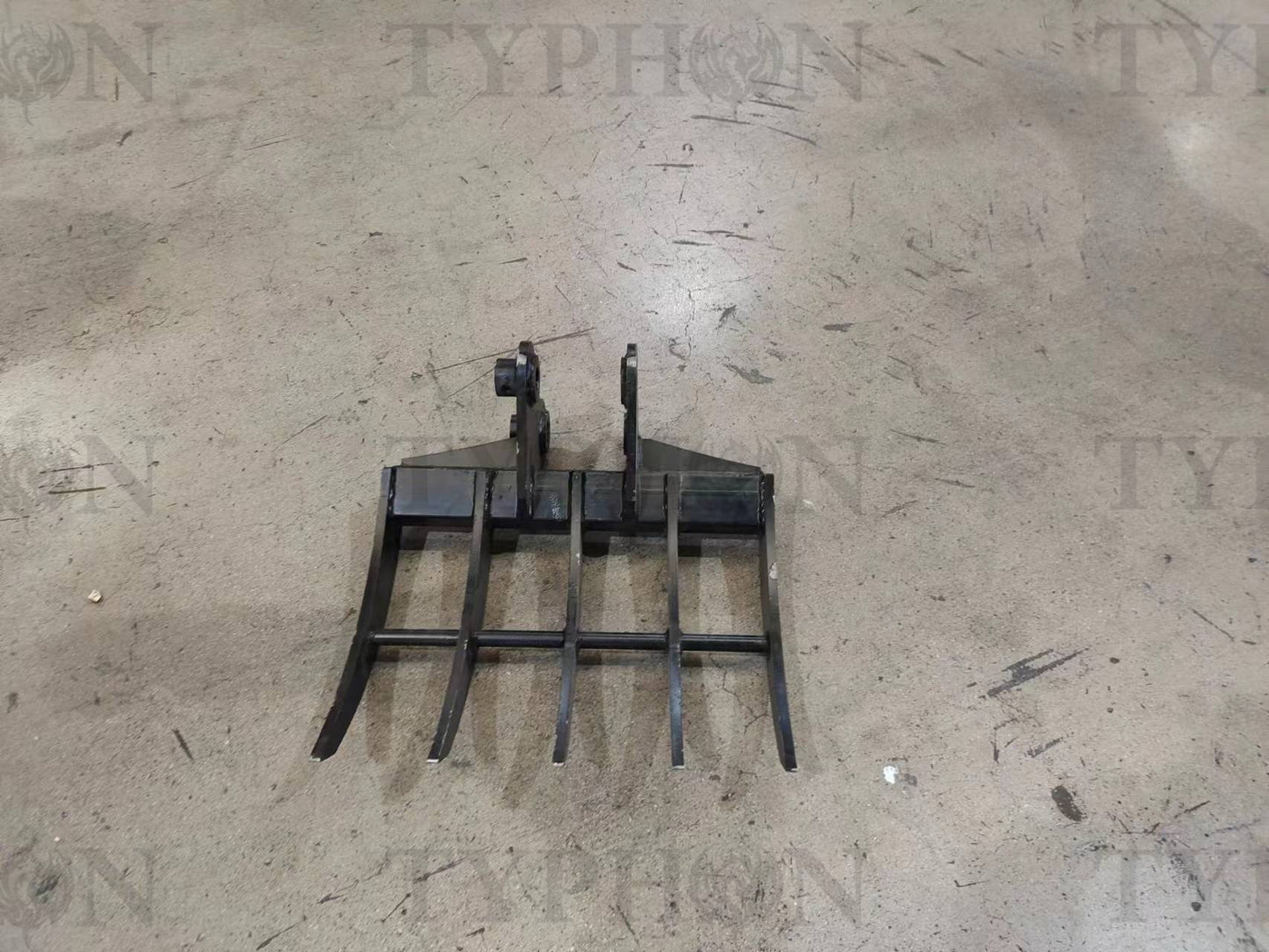 Mini Excavator Attachment Rake 22" Wide TYPHON Attachments For 2-3.5 ton Diggers