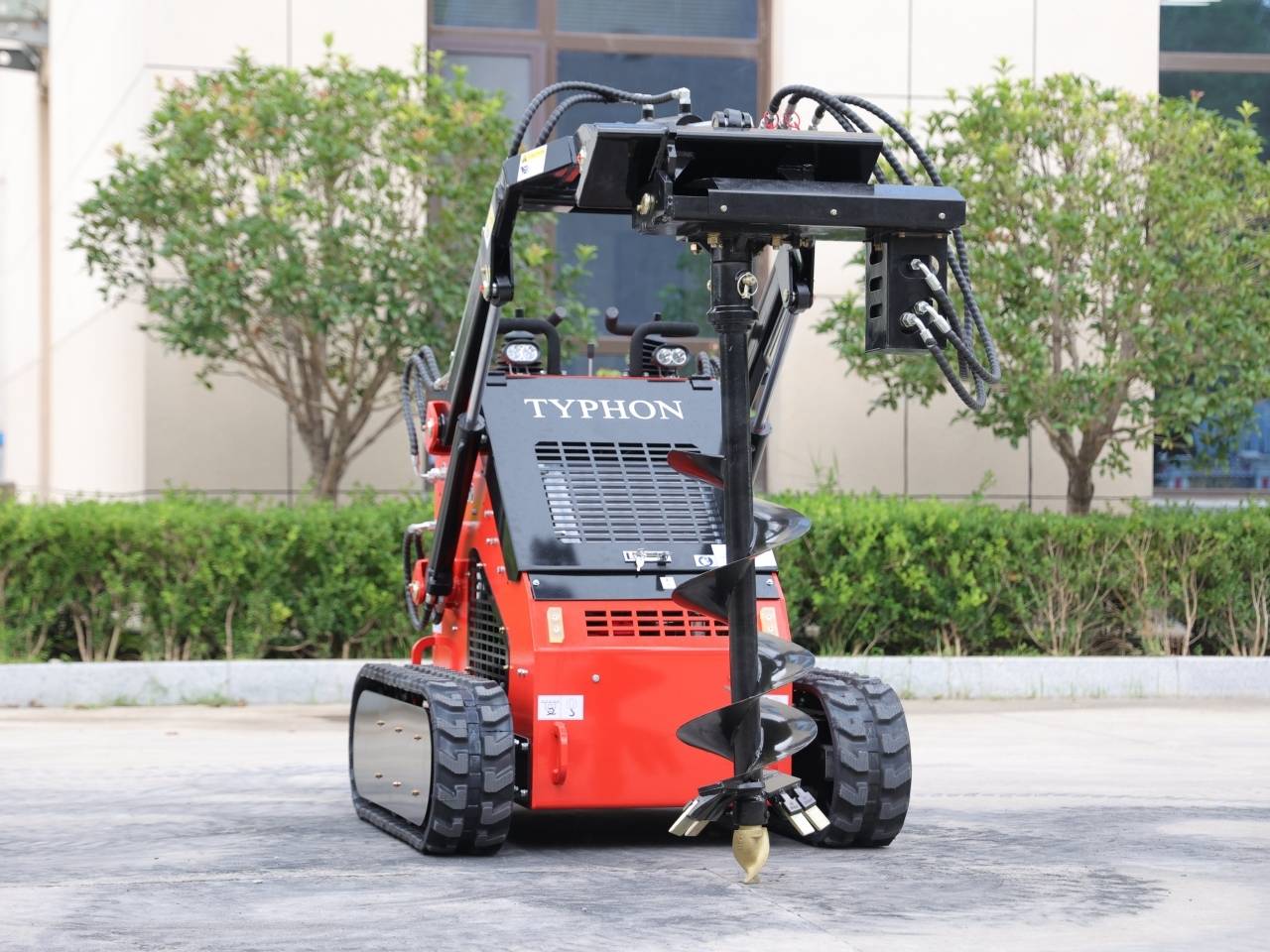 Skid Steer Loader Earth Auger Attachment