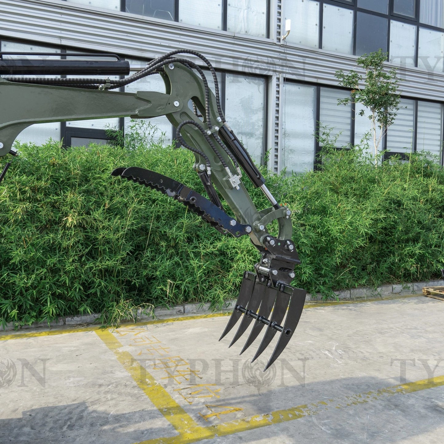 Mini Excavator Rake Compact Attachment General for 2-3 ton Small Digger