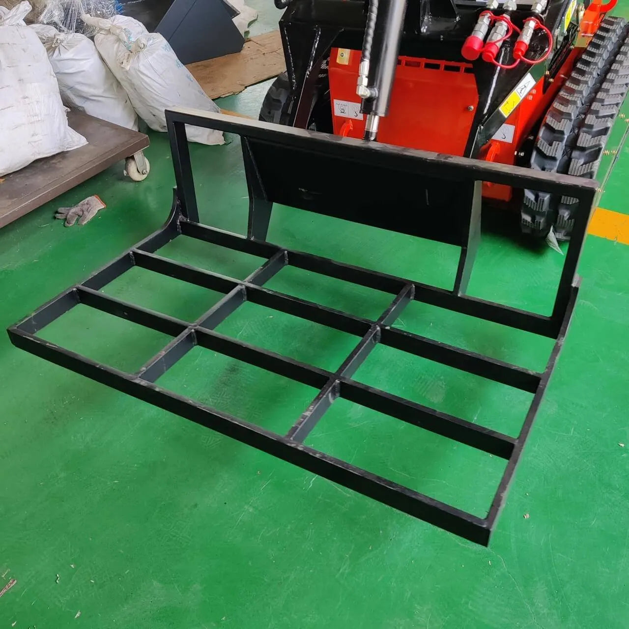 Skid Steer Loader Land Leveler Attachment