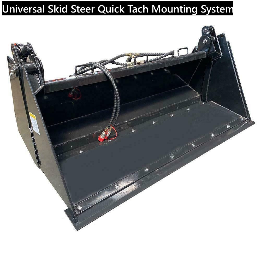 75'' Skid Steer 4-in-1 Bucket Snow Plow | AGT-4IN1BCT