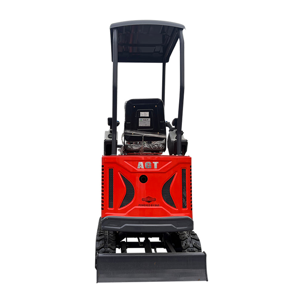 AGT-DM12X-C 1-Ton 13.5 HP Gasoline Mini Excavator with Hydraulic Thumb, and Pilot System, B&S Engine