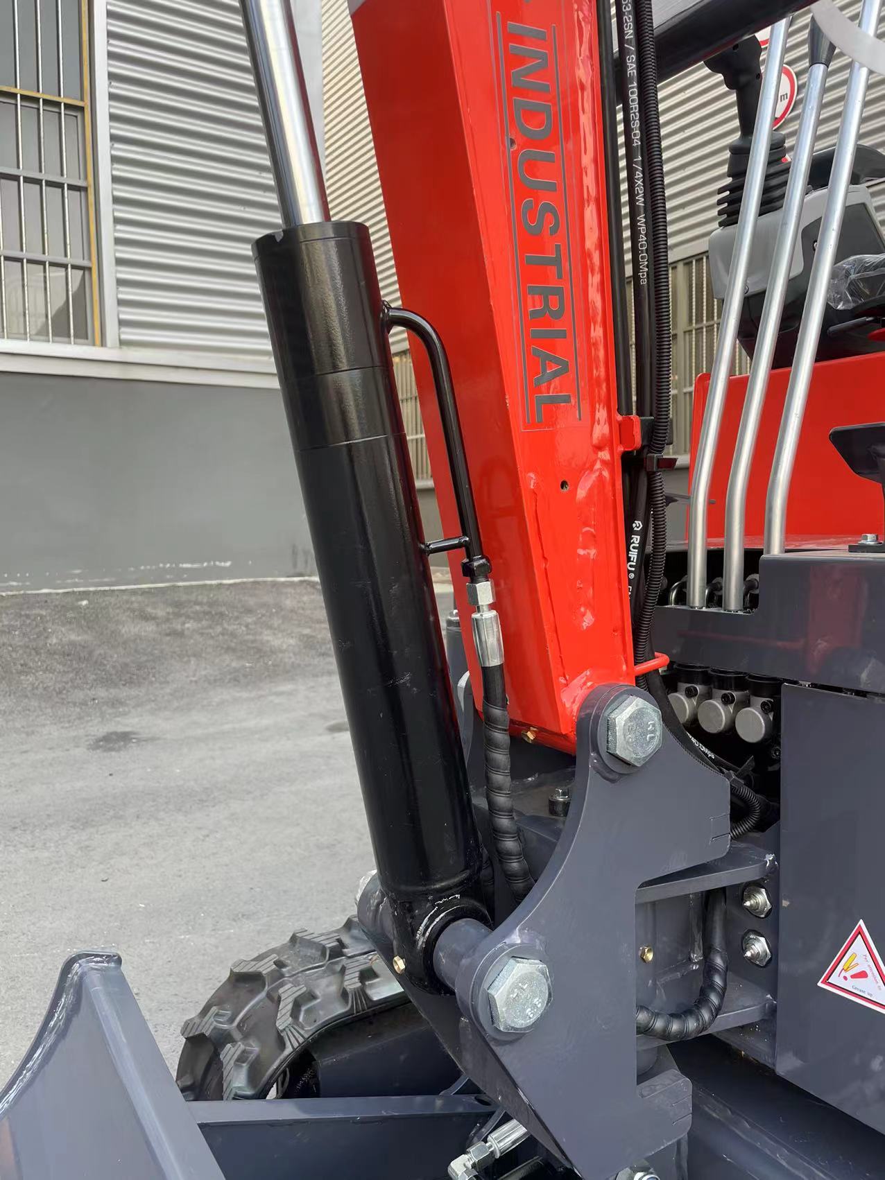 AGT-DM12X-PLUS 1-Ton 13.5 HP Mini Excavator with Hydraulic Thumb, Pilot System, Dual Display