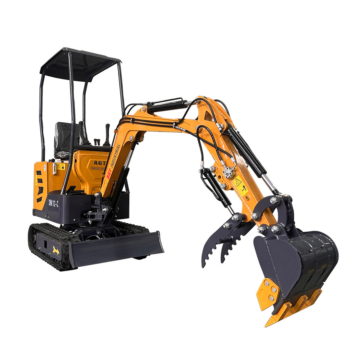 AGT-DM12-C 1-Ton 13.5 HP Gasoline Mini Excavator with B&S Engine