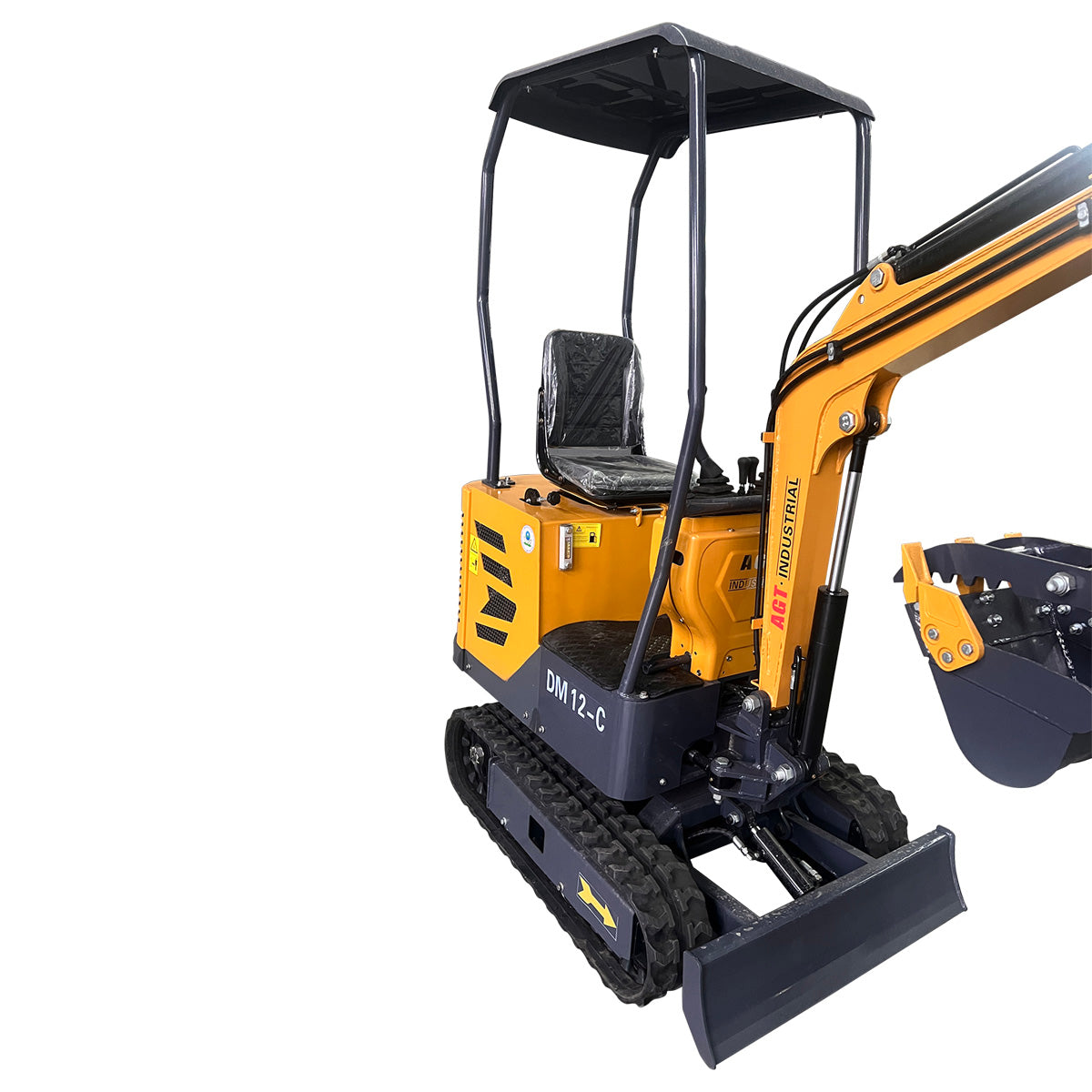 AGT-DM12-C 1-Ton 13.5 HP Gasoline Mini Excavator with B&S Engine