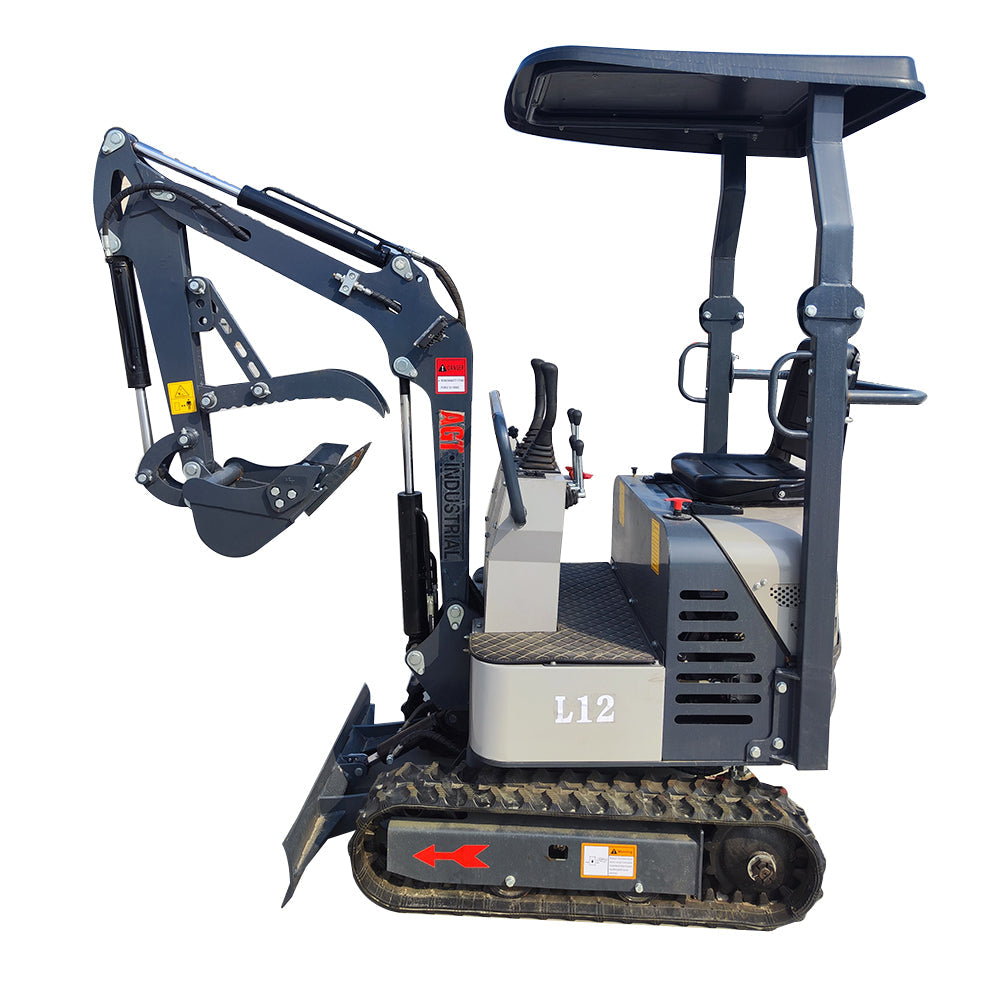 AGT-L12 1-Ton 7.6 HP Gasoline Mini Excavator With KOOP Engine
