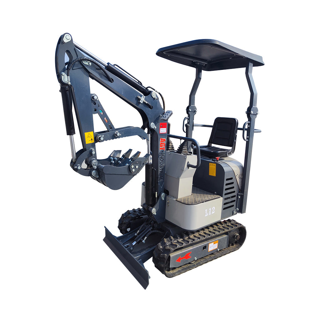 AGT-L12 1-Ton 7.6 HP Gasoline Mini Excavator With KOOP Engine