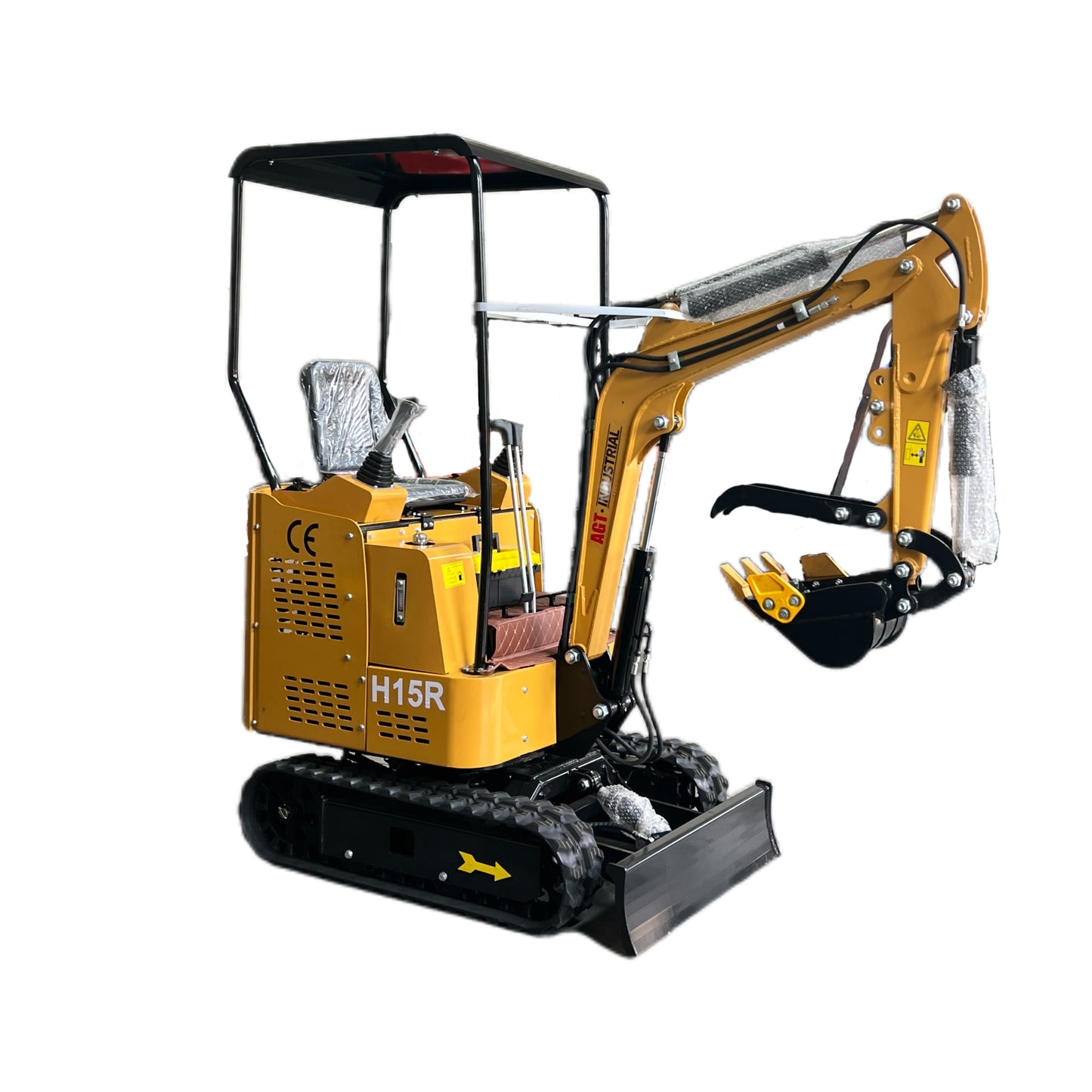 AGT-H15R 1-Ton 13.5 HP Gasoline Mini Excavator with RATO Engine & Pilot System