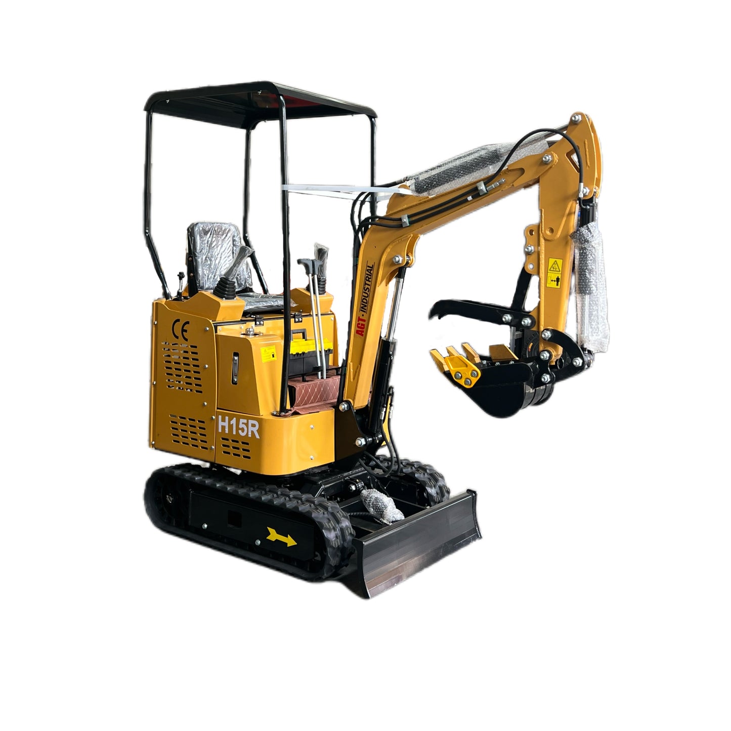 AGT-H15R 1-Ton 13.5 HP Gasoline Mini Excavator with RATO Engine & Pilot System