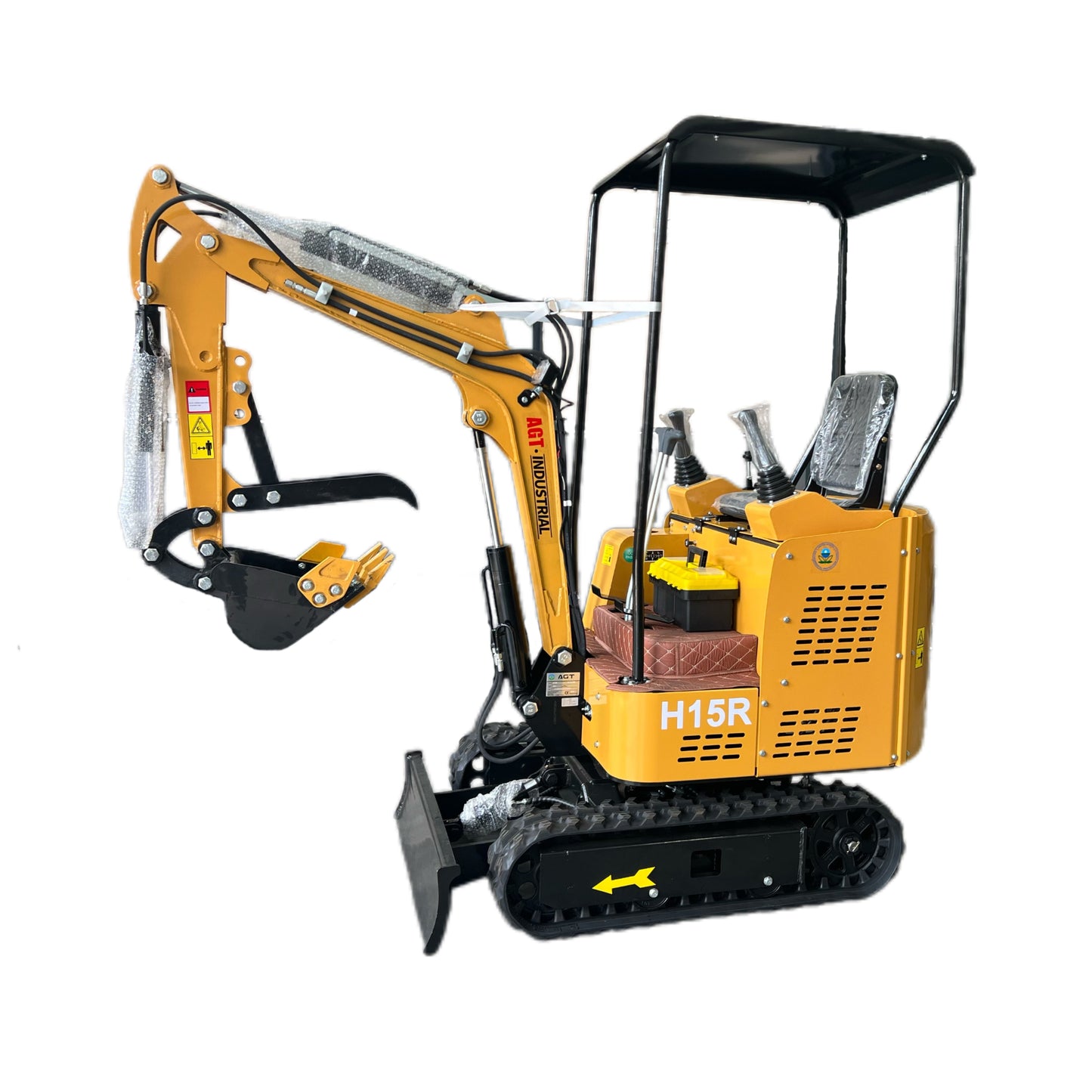 AGT-H15R 1-Ton 13.5 HP Gasoline Mini Excavator with RATO Engine & Pilot System