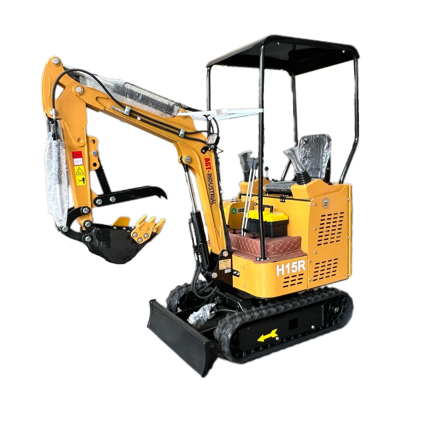 AGT-H15R 1-Ton 13.5 HP Gasoline Mini Excavator with RATO Engine & Pilot System