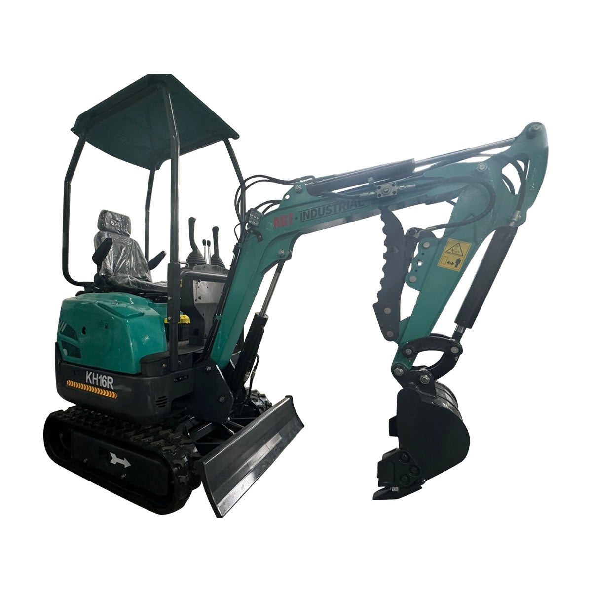 AGT-KH16R 1-Ton Gasoline Mini Excavator With RATO Engine, Hydraulic Thumb