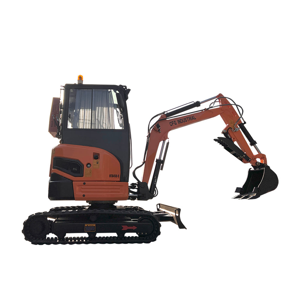 AGT-NTB45U 3-Ton 13.5 HP Mini Excavator with Hydraulic Thumb, and Yanmar Diesel Engine | Pre-Sale Available April 30