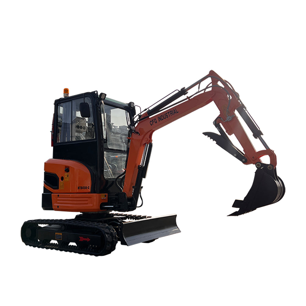 AGT-NTB45U 3-Ton 13.5 HP Mini Excavator with Hydraulic Thumb, and Yanmar Diesel Engine | Pre-Sale Available April 30