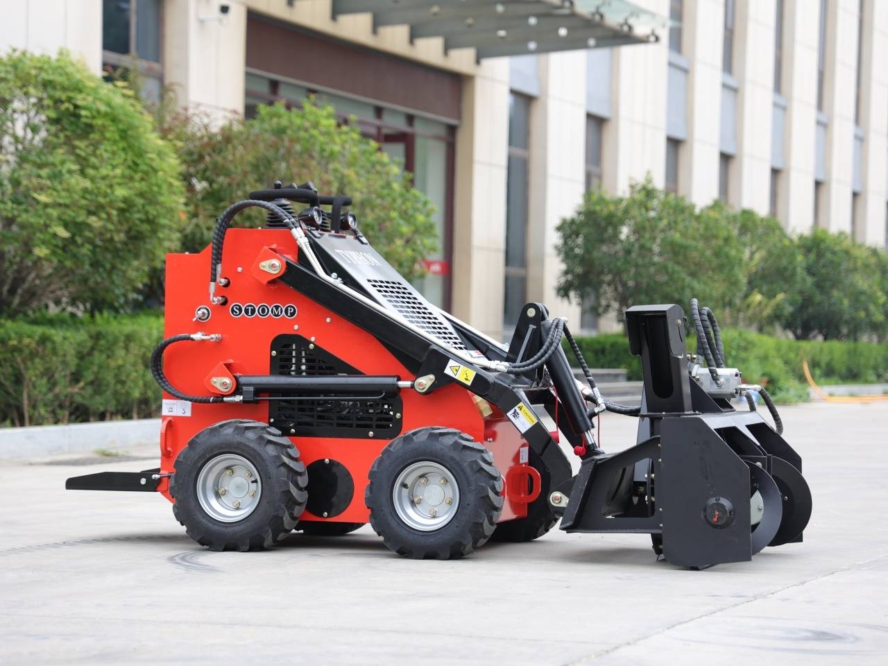 TYPHON Skid Steer Loader Snow Blower Attachment USA