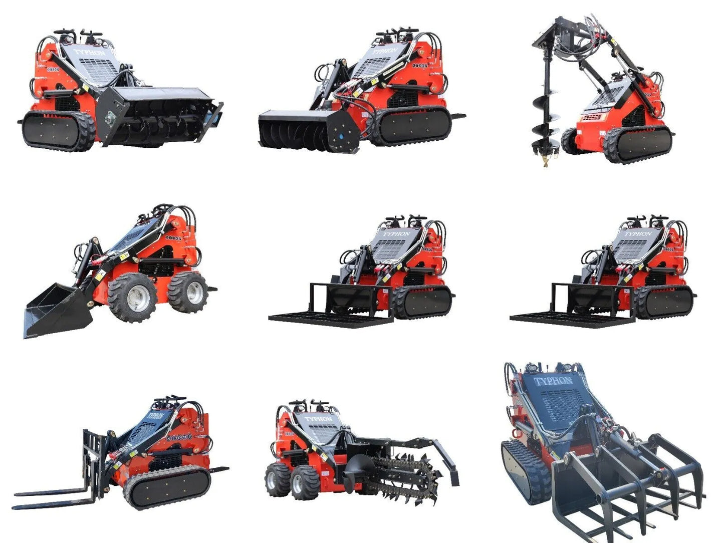 Skid Steer Loader 4 in one Bucket Attachment