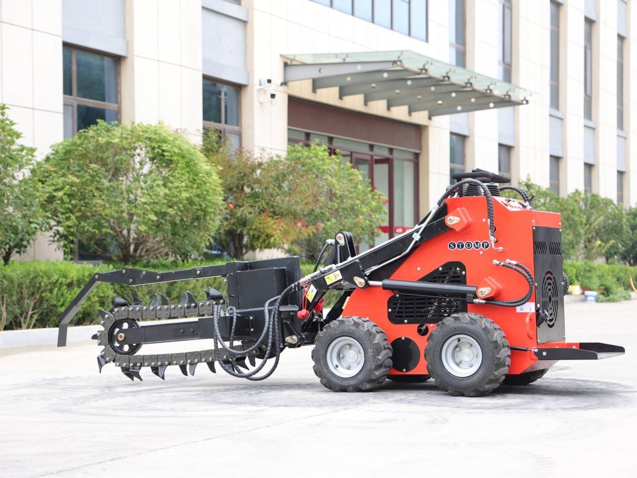 TYPHON Skid Steer Loader Trencher Attachment USA