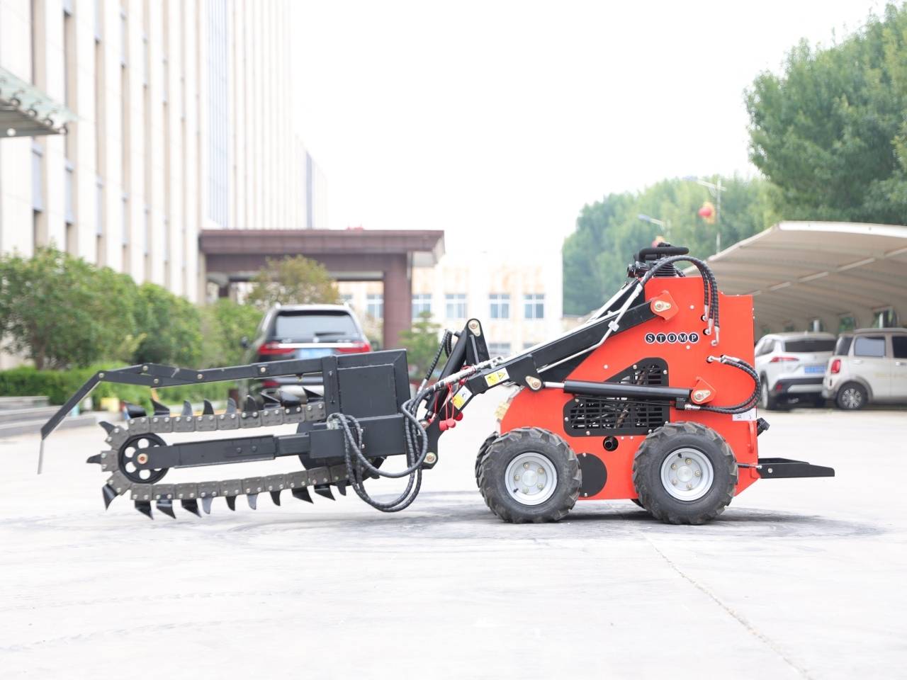 TYPHON Skid Steer Loader Trencher Attachment USA