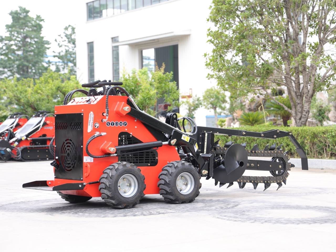 TYPHON Skid Steer Loader Trencher Attachment USA