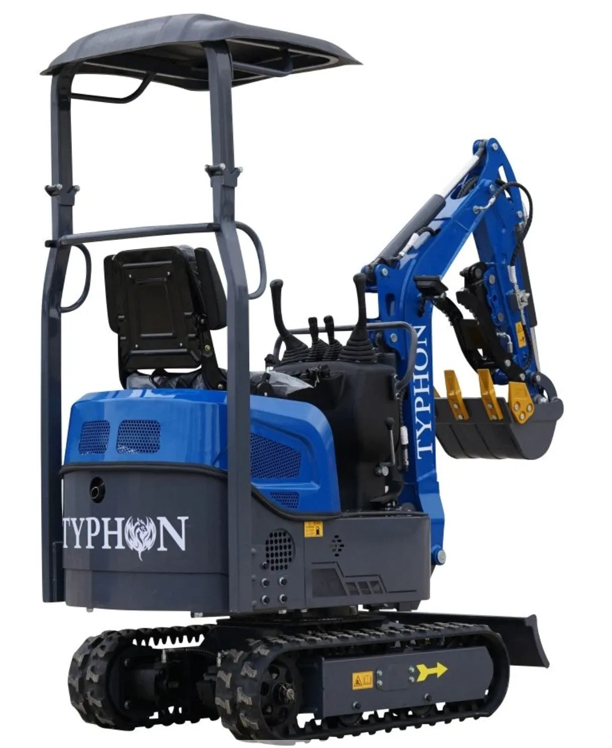 TERROR XI Mini Excavator Digger 13.5hp Gas B&S EPA Engine with 13 Attachments