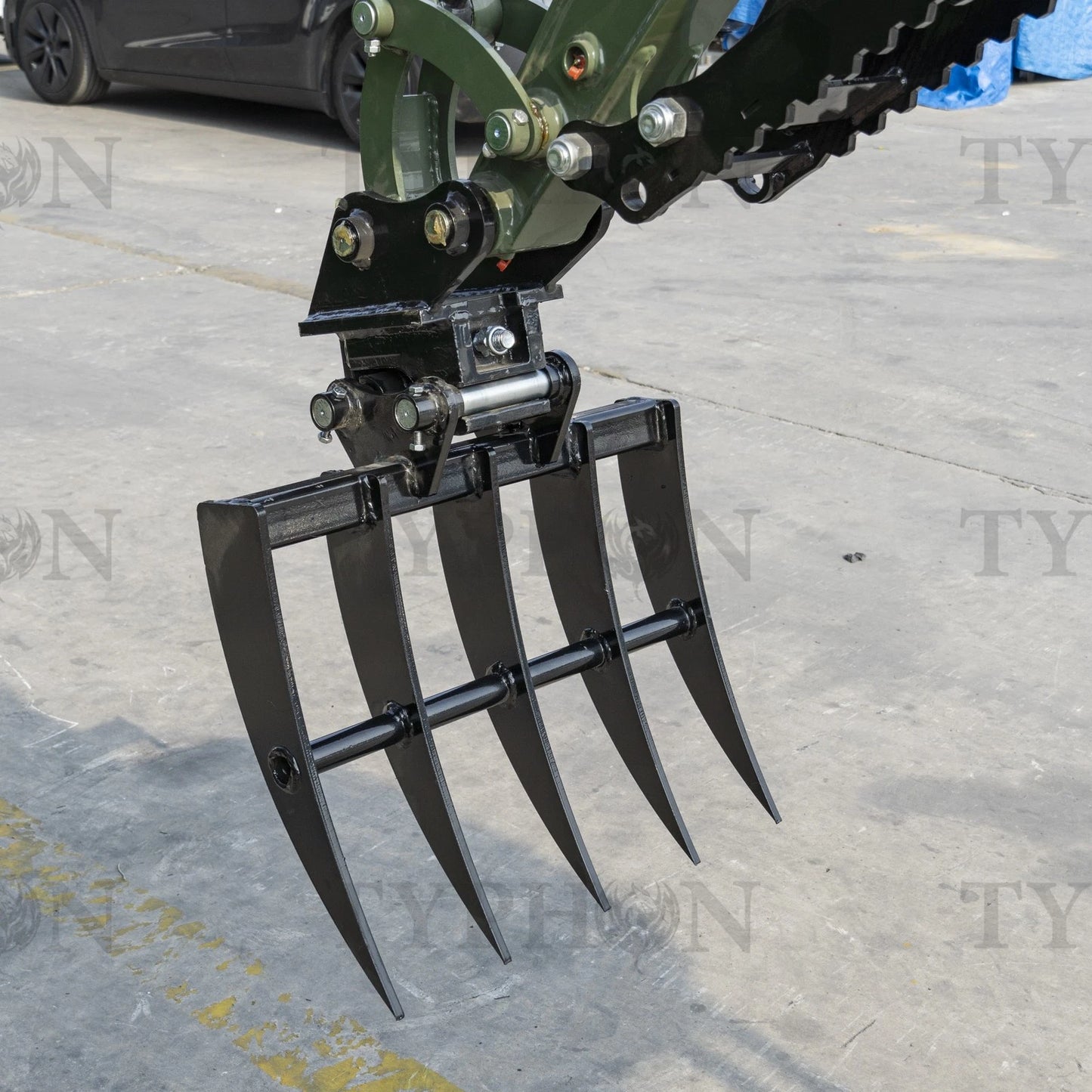 Mini Excavator Rake Compact Attachment General for 2-3 ton Small Digger