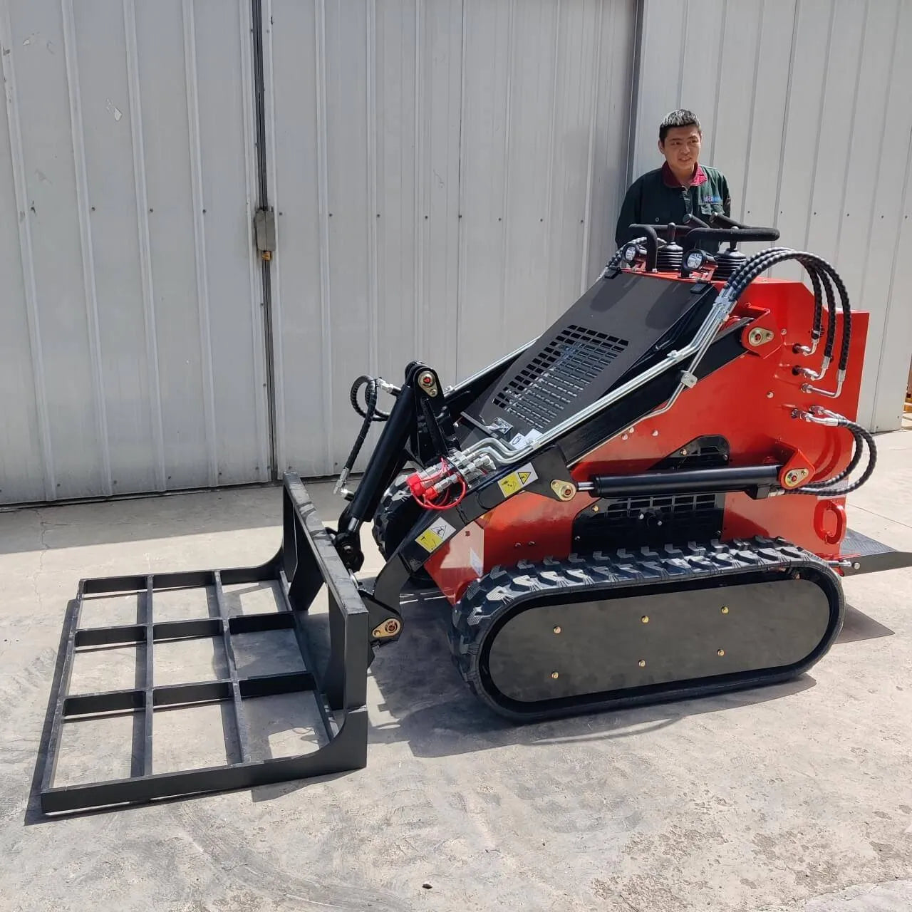 Skid Steer Loader Land Leveler Attachment