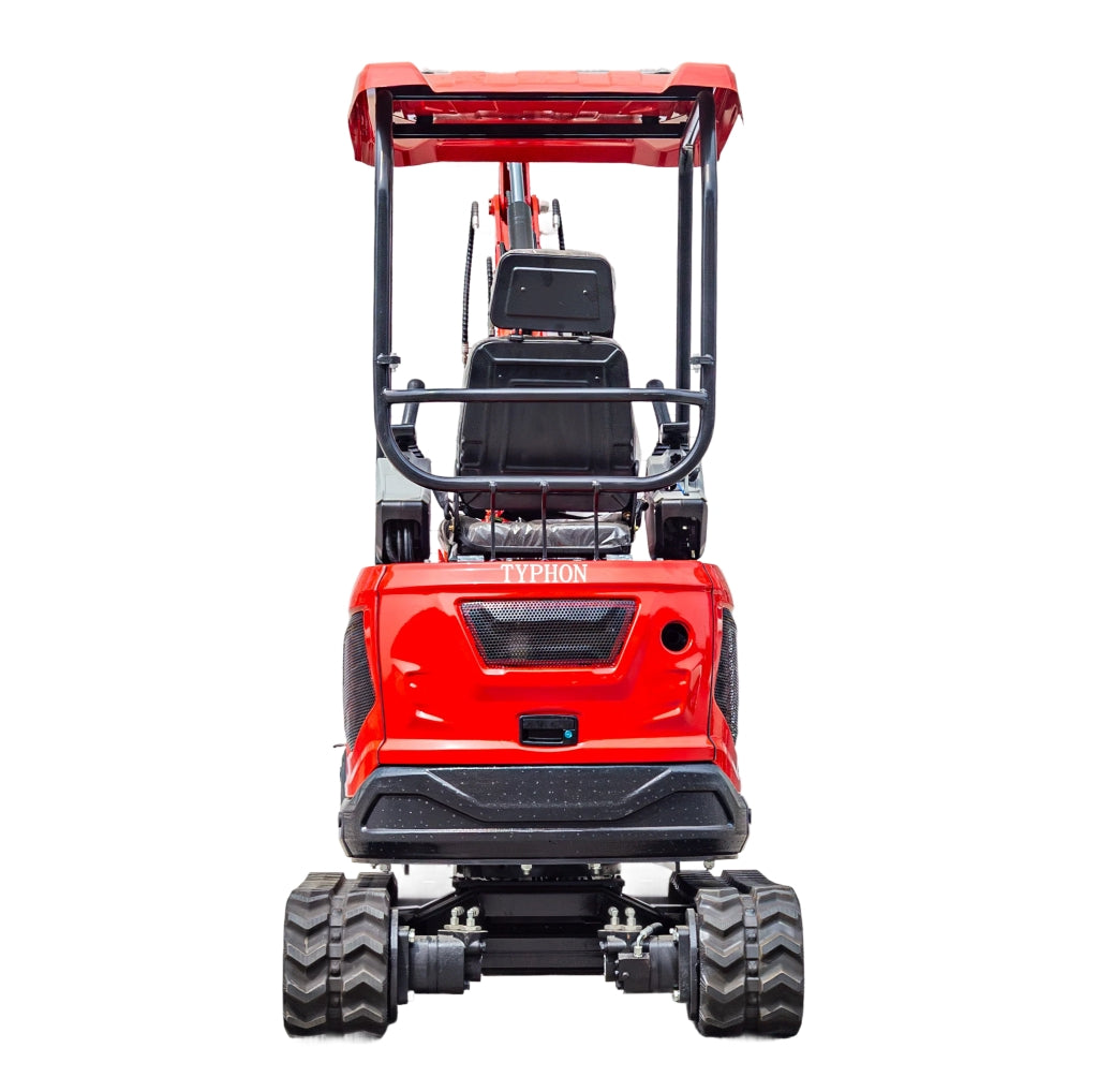 3800lbs TYRANT 17 Diesel Mini Excavator Kubota D902 Engine Side Swing w 12 attachments