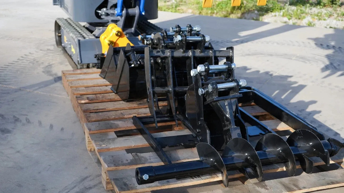 TERROR XI Mini Excavator Digger 13.5hp Gas B&S EPA Engine with 13 Attachments
