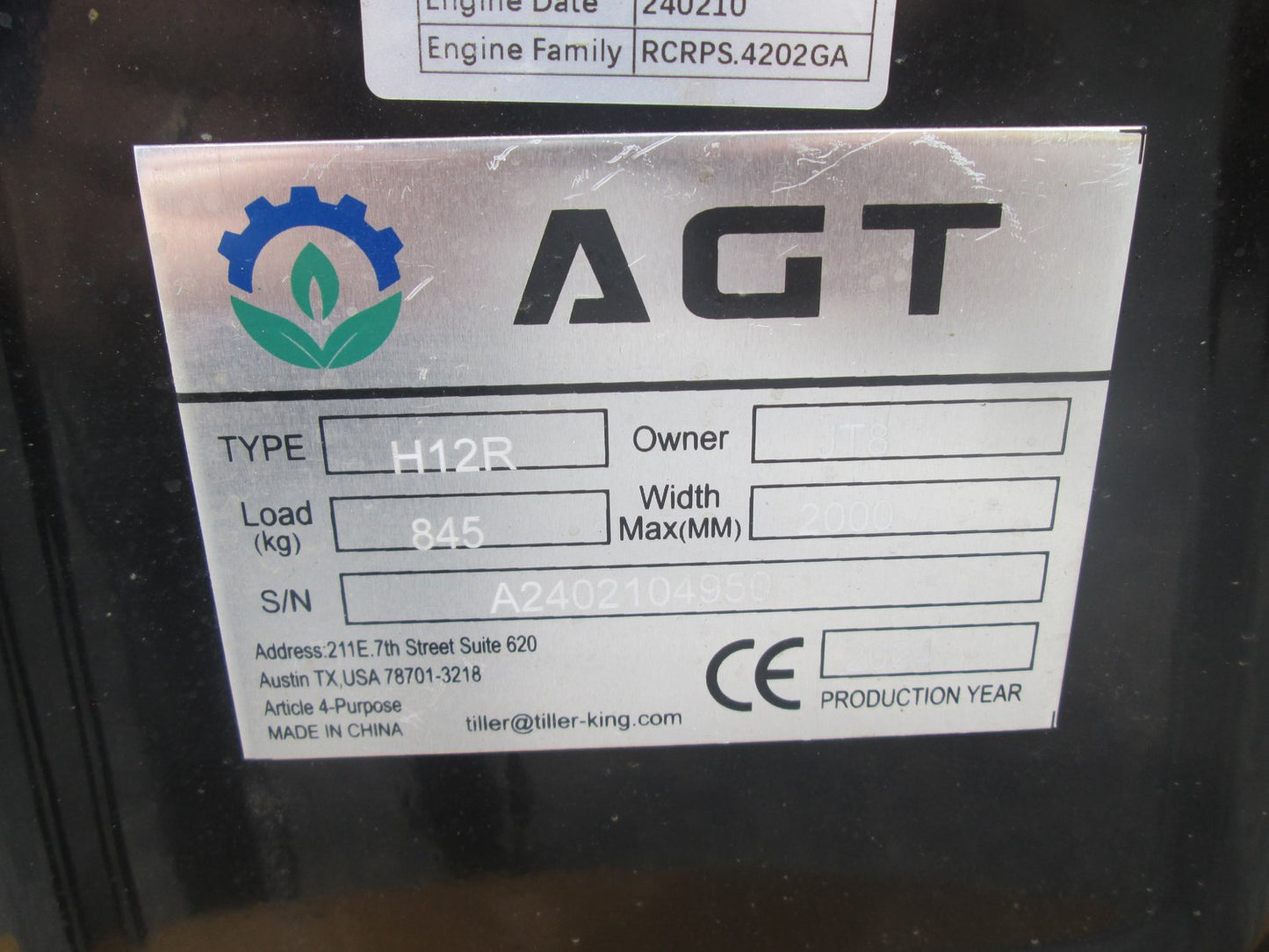 AGT-H12R 1-Ton 13.5 HP Gasoline Mini Excavator with RATO Engine